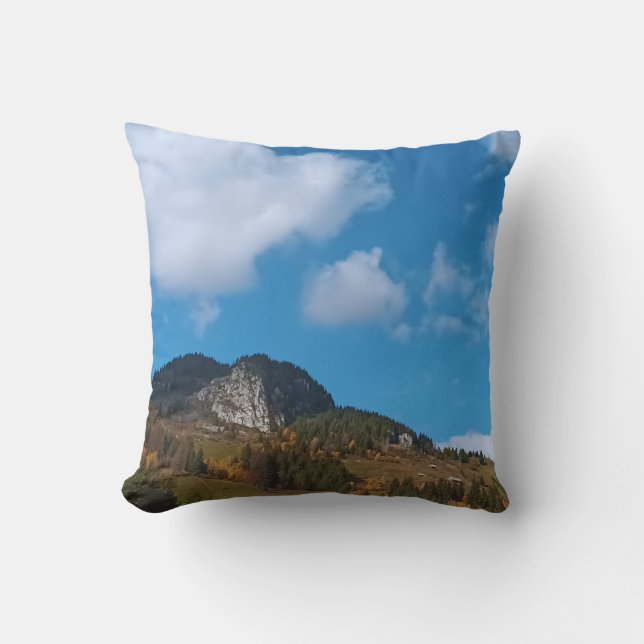 Coussin Été alpin - Nature sauvage de Roumanie (Recto)