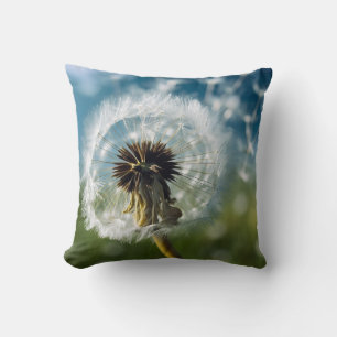 Coussin Ethereal Dandelion Dreams Elegant Botanique