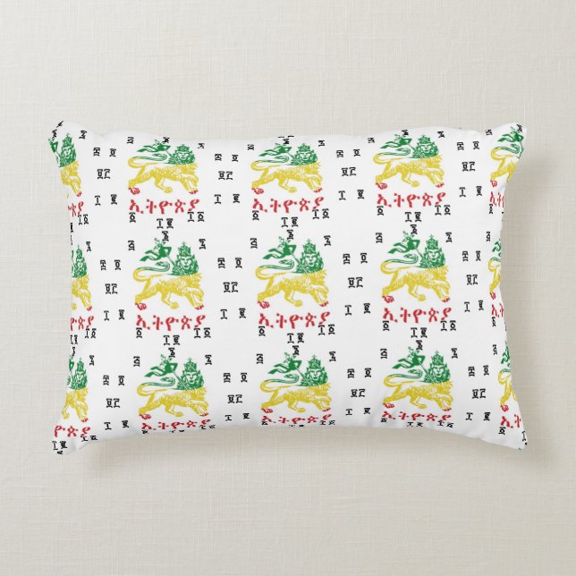 Coussin éthiopien de lion (Devant)