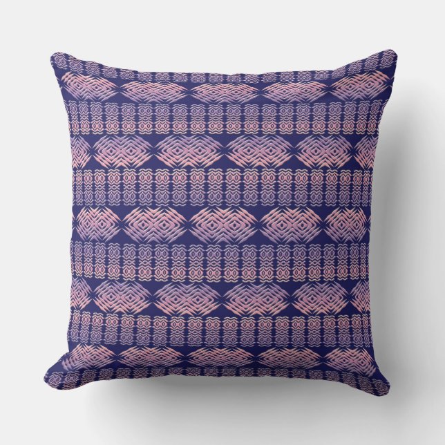 Coussin Ethnic african stripes motif (Recto)