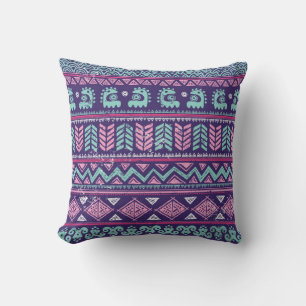 Coussin Ethnie tribale homogène