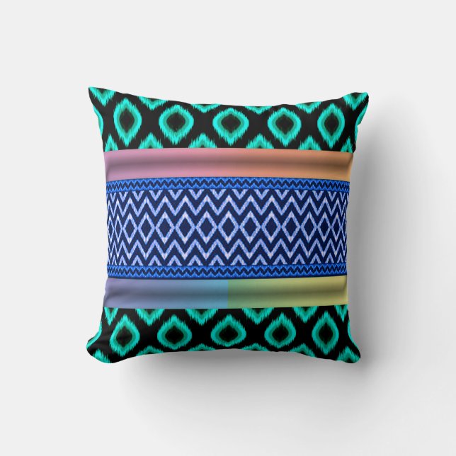 Coussin Ethnique Boho Afro (Recto)