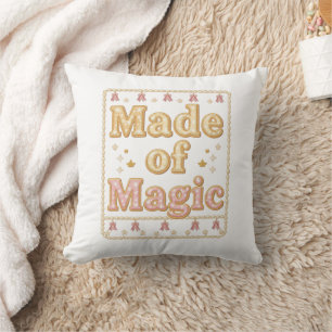 Coussin Étincelle Inspirante "Faite de Magie"
