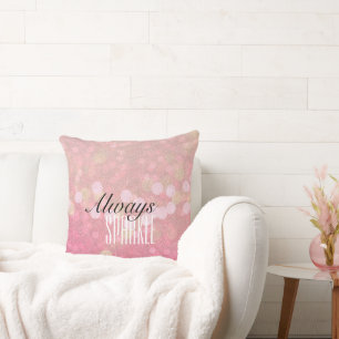 Coussin Étincelle Rose