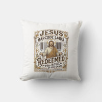 Étiquette de code-barres Jésus Rachetée Jésus Code