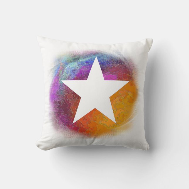 Coussin Étoile blanche (Recto)