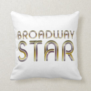 Coussin Étoile de Broadway de PIÈCE EN T