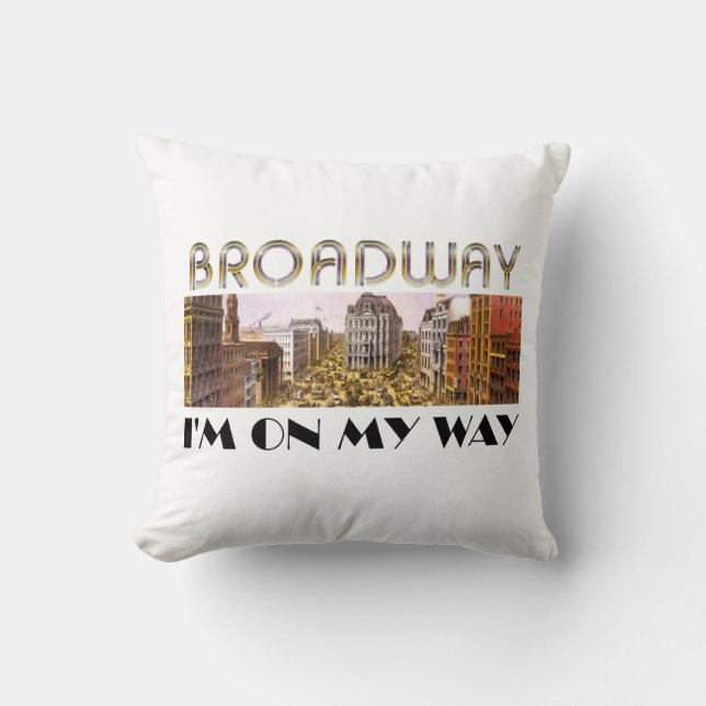 Coussin Étoile de Broadway de PIÈCE EN T (Recto)