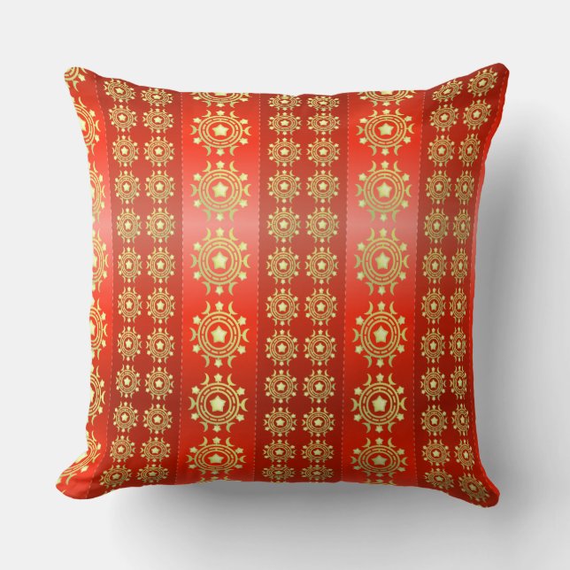 Coussin Étoile de lune de Noël Motif-65756 (Recto)