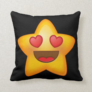 Coussin Étoile Emoji d'amour