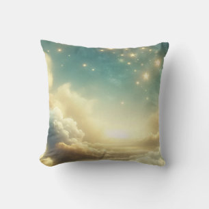 Coussin Étoiles célestes lumineuses Ciel étoilé