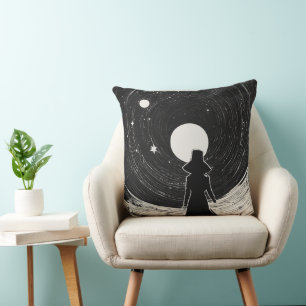 Coussin Étoiles de l'ère du cinéma silencieux L'art spat