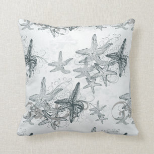 Coussin Étoiles de mer sur le motif de mer