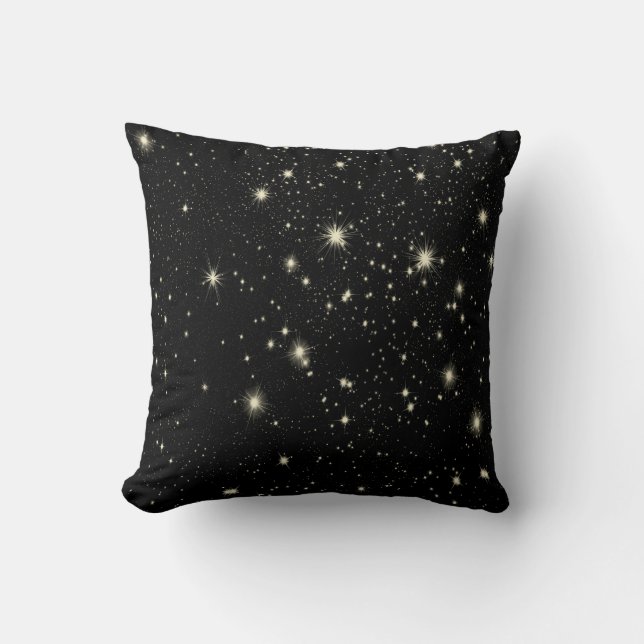 Coussin étoiles de nuit ciel étoilé ciel (Recto)