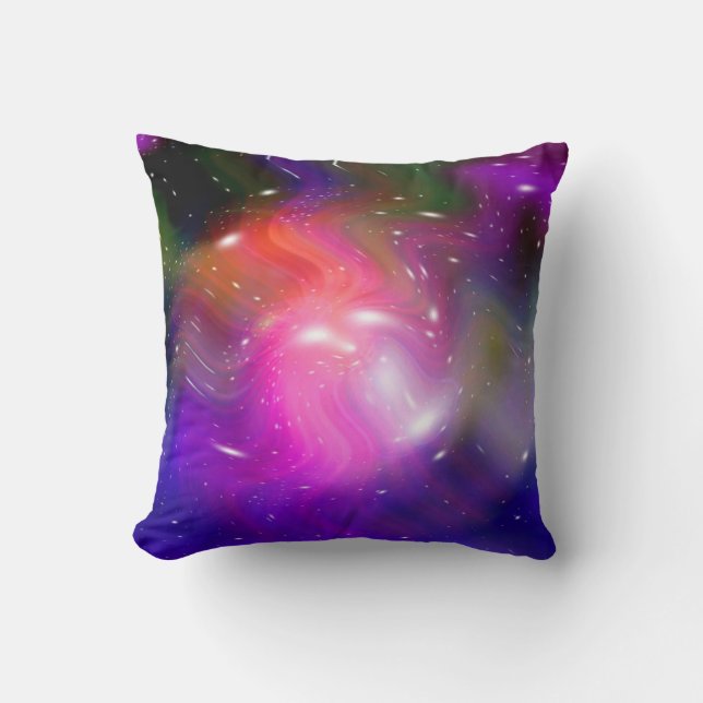 Coussin Étoiles d'une planète et d'une galaxie (Recto)