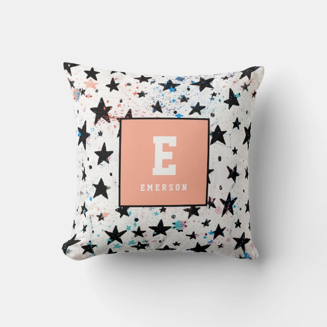 Coussin étoiles et espace plaisir astronomie motif (Recto)