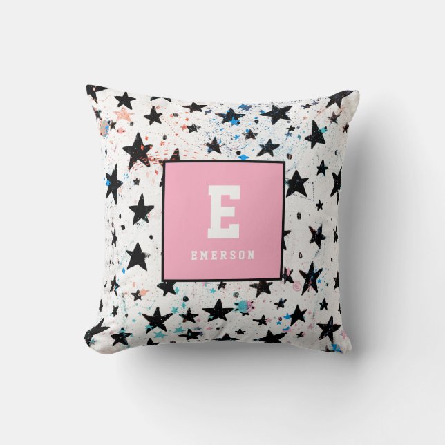 Coussin étoiles et espace plaisir astronomie motif (Recto)