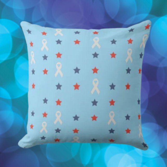 Coussin Étoiles et rubans patriotiques Jeu d'oreiller (Créateur téléchargé)