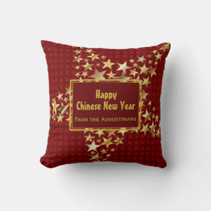 Coussin ÉTOILES FESTIVES Nouvel An Chinois Personnalisé RE