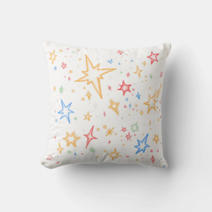 Coussin étoiles Rainbow