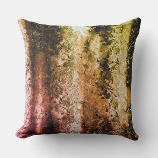 Coussin Étrange texture fibreuse vieillie et saleté ou brû