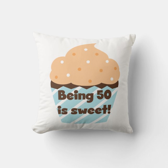 Coussin Etre 50 est Sweet T-shirts et cadeaux (Recto)