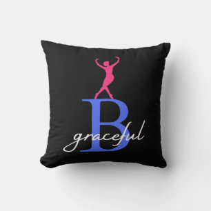 Coussin Être gracieuse, une ballerine
