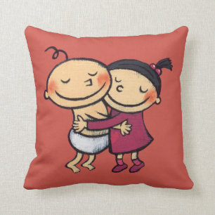 Coussin Étreindre de meilleurs amis