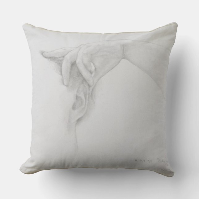 Coussin Étude d'Alma-Tadema | pour 'Thermaie Antoniniane (Recto)