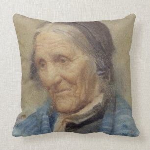 Coussin Étude de dame âgée, 1912 (la semaine sur le