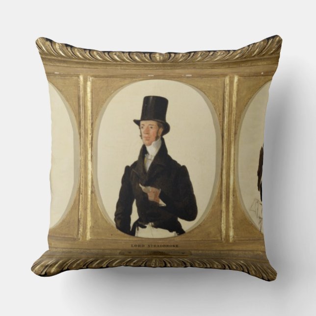 Coussin Études pour les portraits de seigneur Eglinton, (Recto)