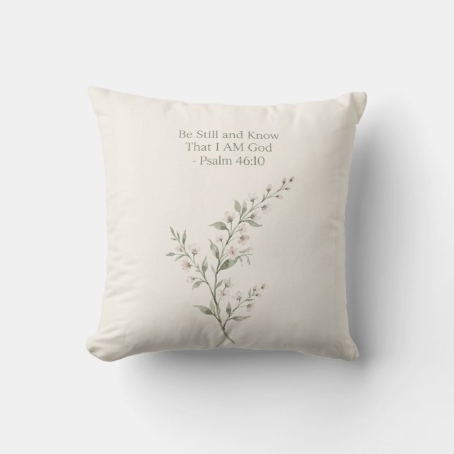 Coussin Étui de téléphone restez calme (Recto)