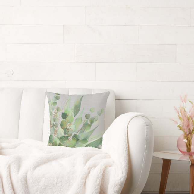 COUSSIN EUCALYPTUS GRAY BRUSHÉ (Canapé)