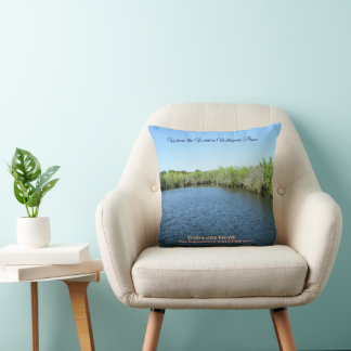 Coussin Évasion des Everglades - Mémoire de voyage en fami