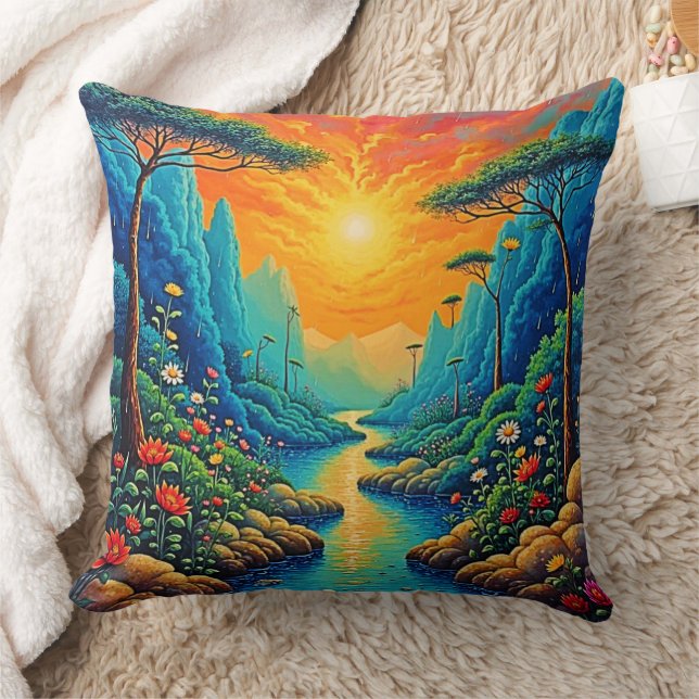 Coussin Évasion vers la nature Art Design (Couverture)