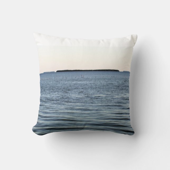 Coussin Everglades Blue Water Horizon Calme (Recto)