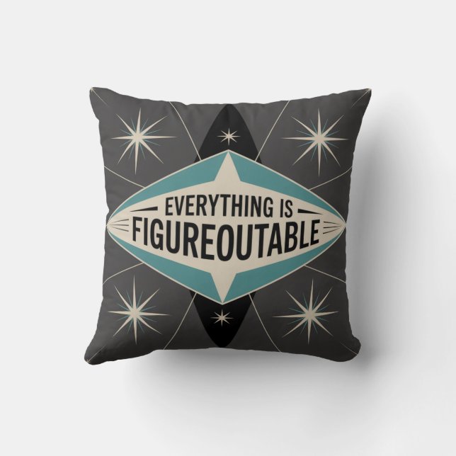 Coussin Everything Is Figureoutable (Verso)