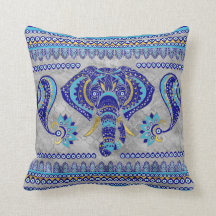 Evil Eye Elephant Motif ornemental