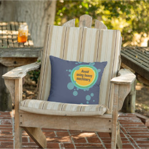Coussin Évitez d'utiliser la machinerie lourde Bulle radia