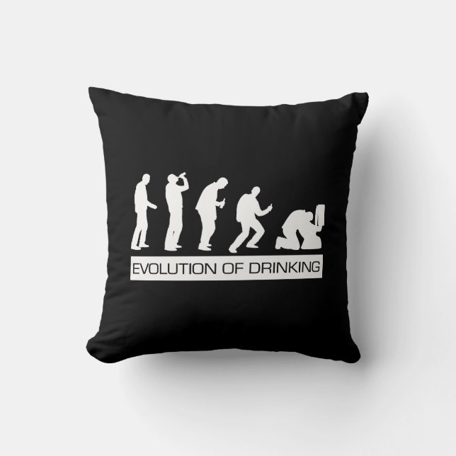 Coussin Évolution de la consommation d'alcool (Recto)