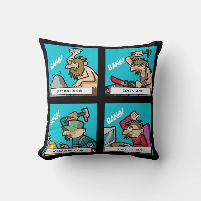 Coussin Évolution numérique 2 (Recto)
