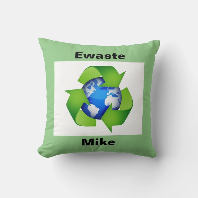 Coussin Ewaste Mike (Recto)