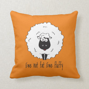 Coussin Ewe pas gras éwe pelée