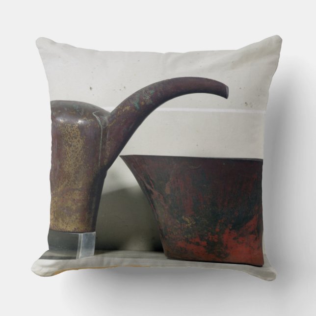 Coussin Ewer et bassin (cuivre) (Recto)