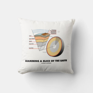 Coussin Examen D'Une Partie De La Terre (Science De La Ter