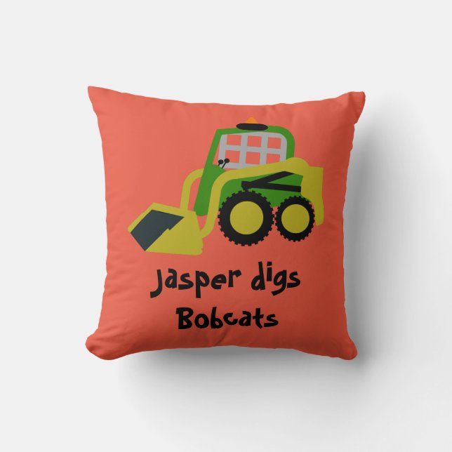 Coussin Excavateur Bobcat (Recto)