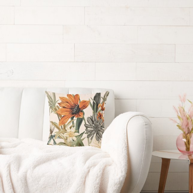 Coussin Exotic Flowers for Seasonal Home Decor (Canapé)