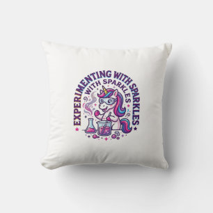 Coussin Expérience de licorne avec coupure commerciale d'é