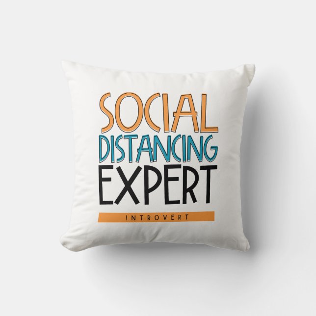 Coussin Expert Distances Sociales Introduction (Recto)