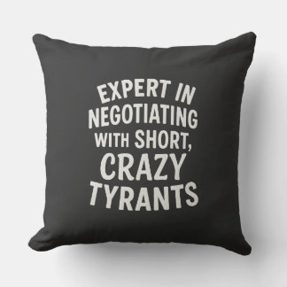 Coussin Expert en négociation avec des tyrans courts et fo